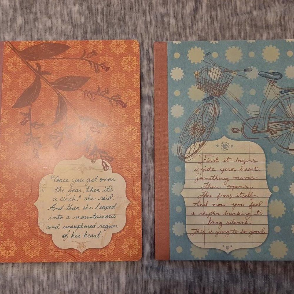 Set of 4 inspirational notebooks Monique Duval